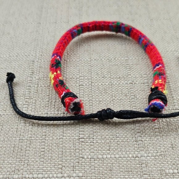 Unisex Wristband Multi Color Canvas Bracelet Fashion Jewelry Adjustable Bracelet - Picture 10 of 12